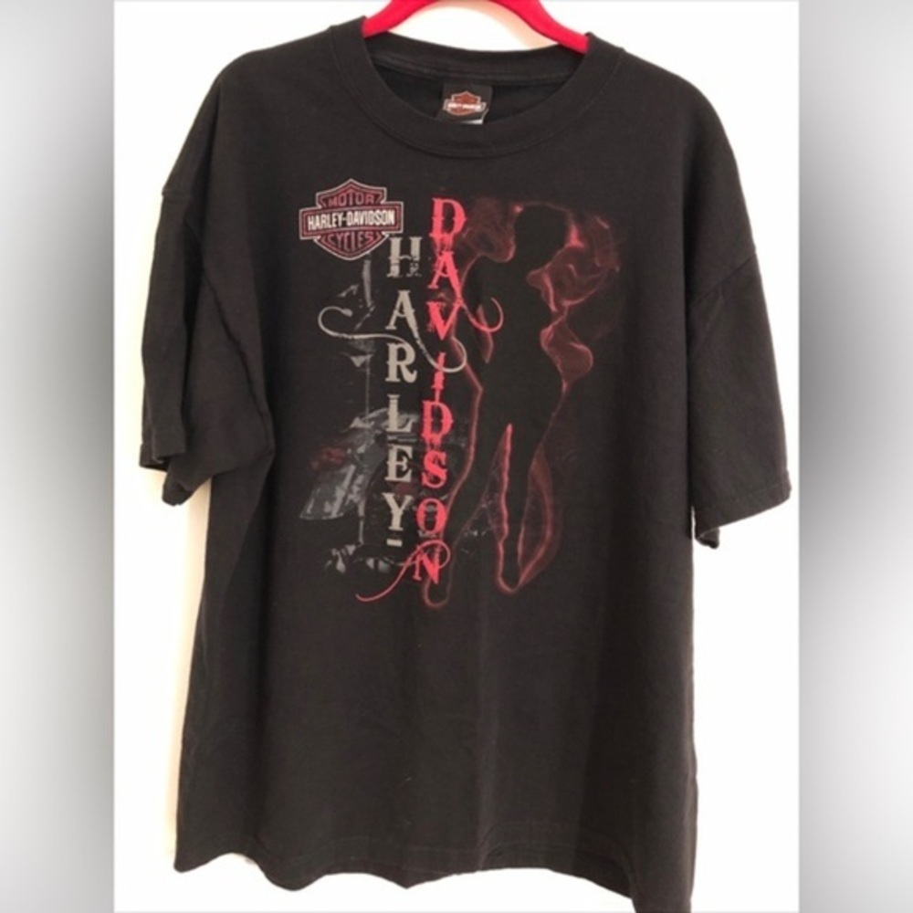 Harley-Davidson Black Graphic T-Shirt XL Valley Forge Harley-Davidson PA
